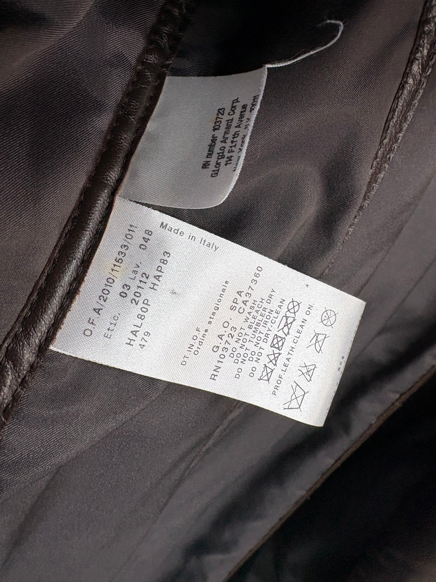 Coat Giorgio Armani