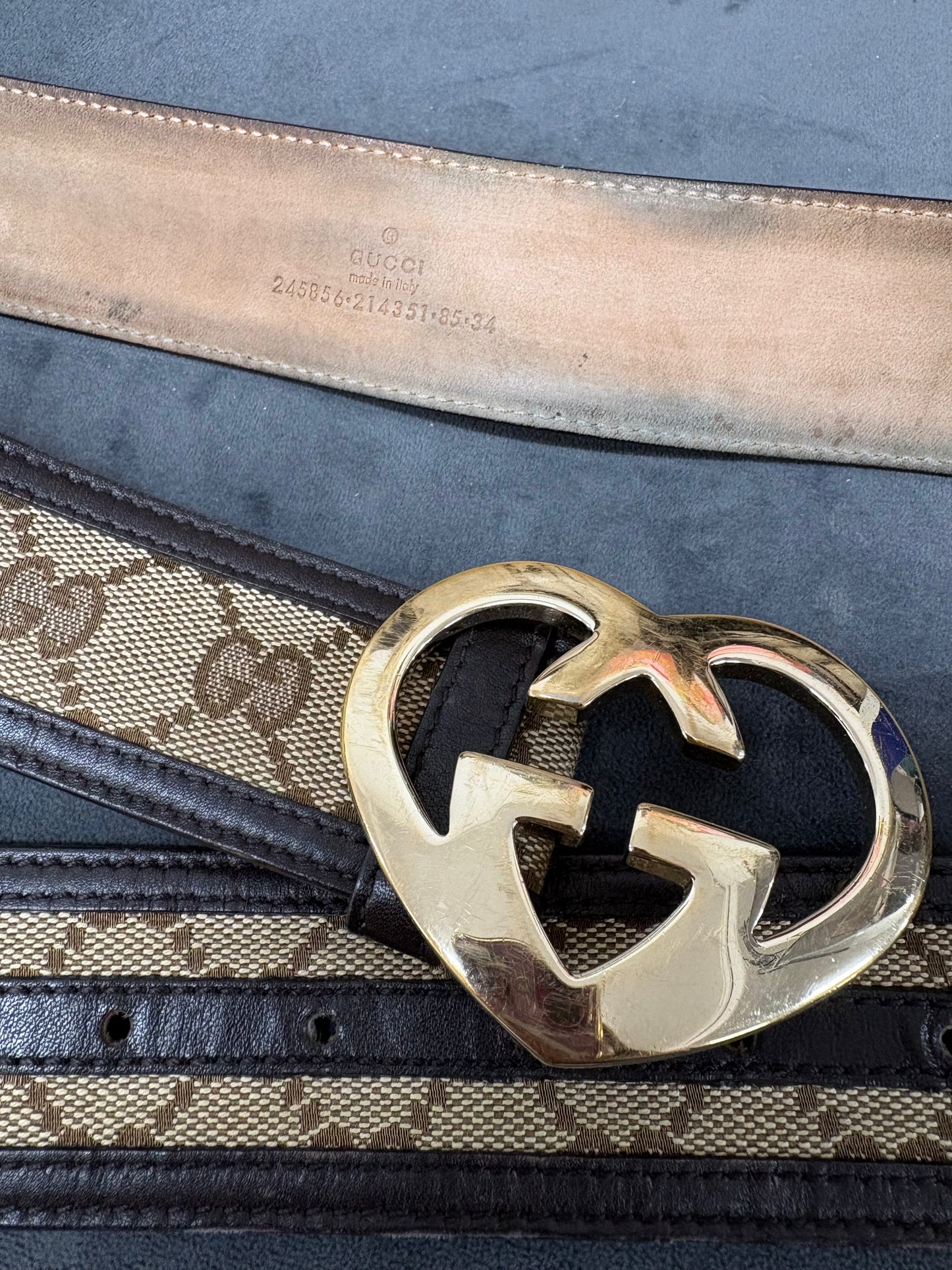 Gucci Heart Belt
