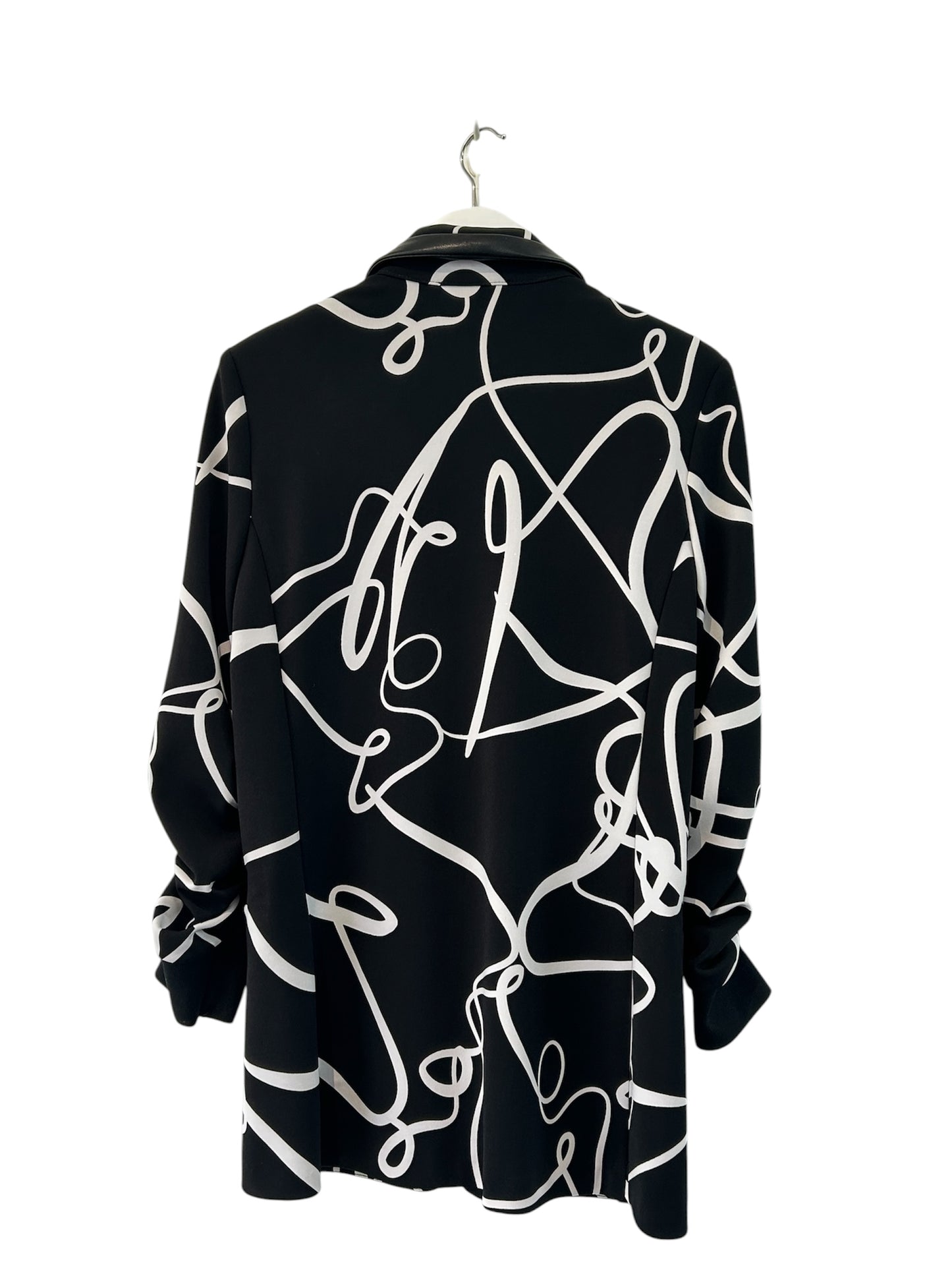 Joseph Ribkoff Ruched Sleeve Blazer