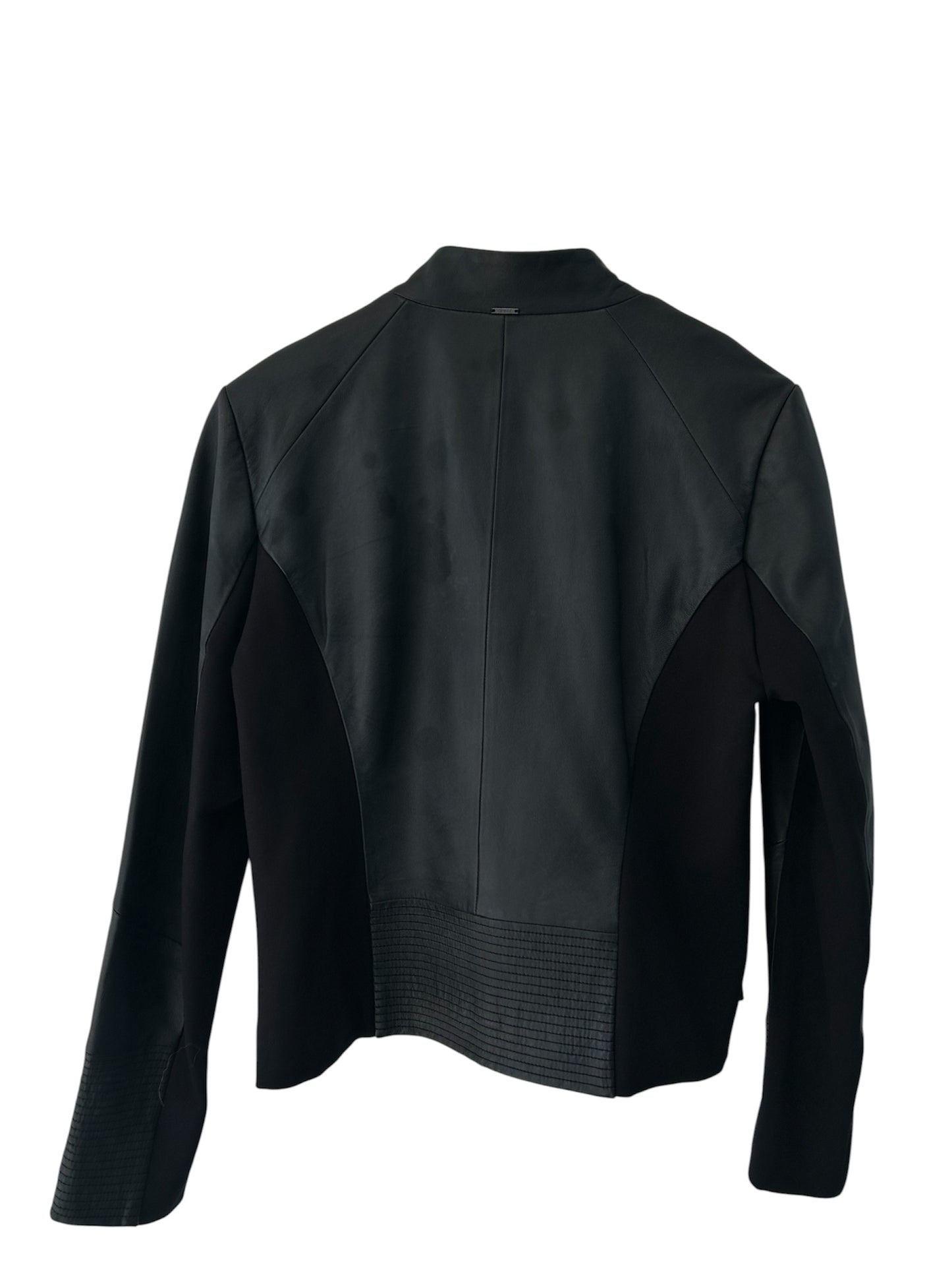 Verge Black Leather Jacket