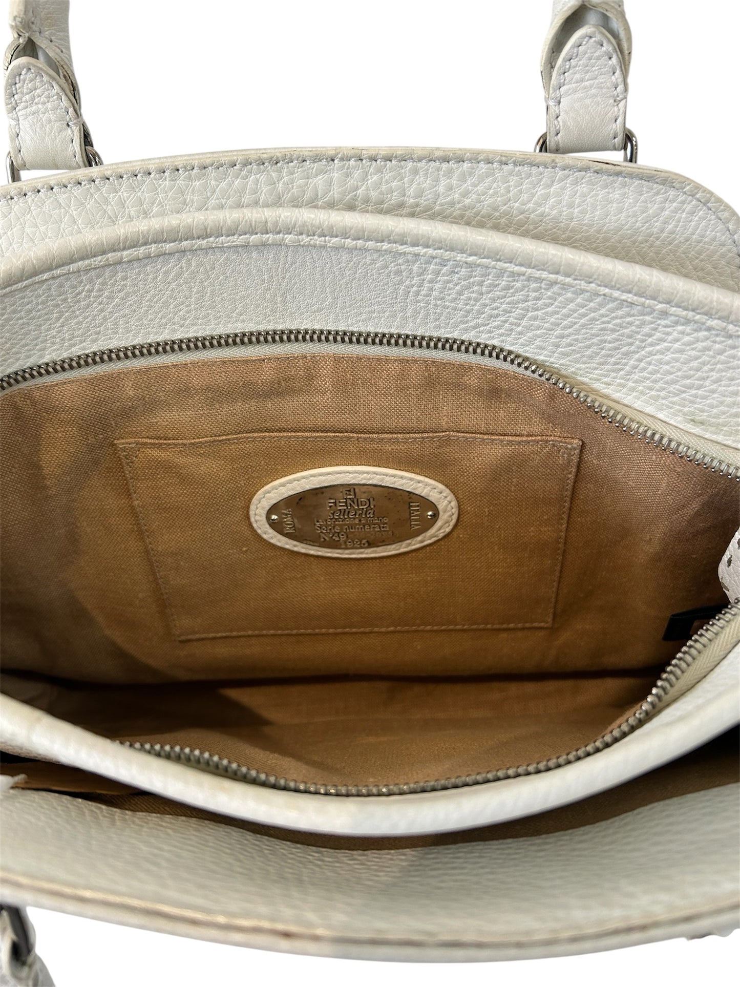 White Fendi Bag