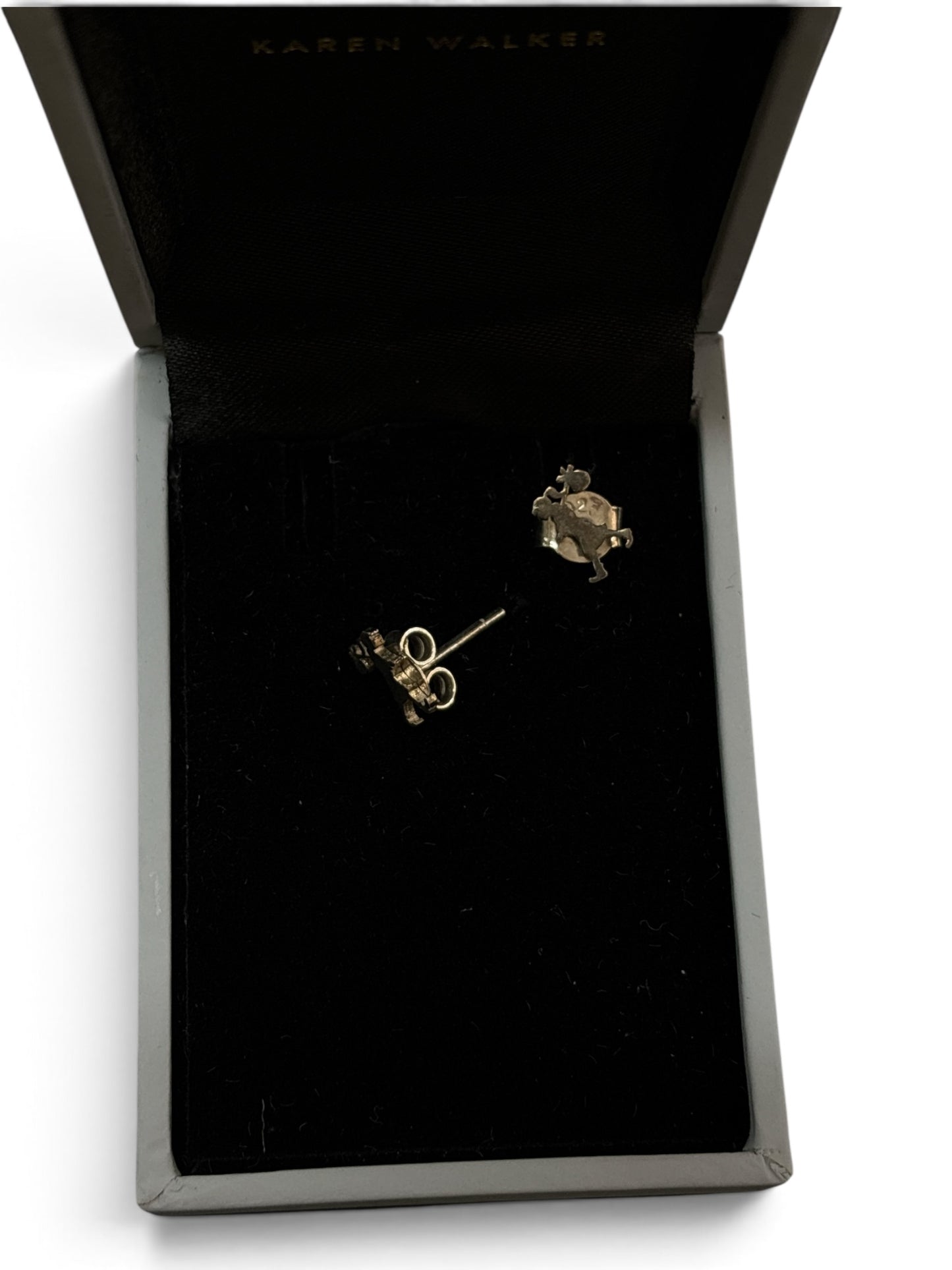 Karen Walker Silver Earrings