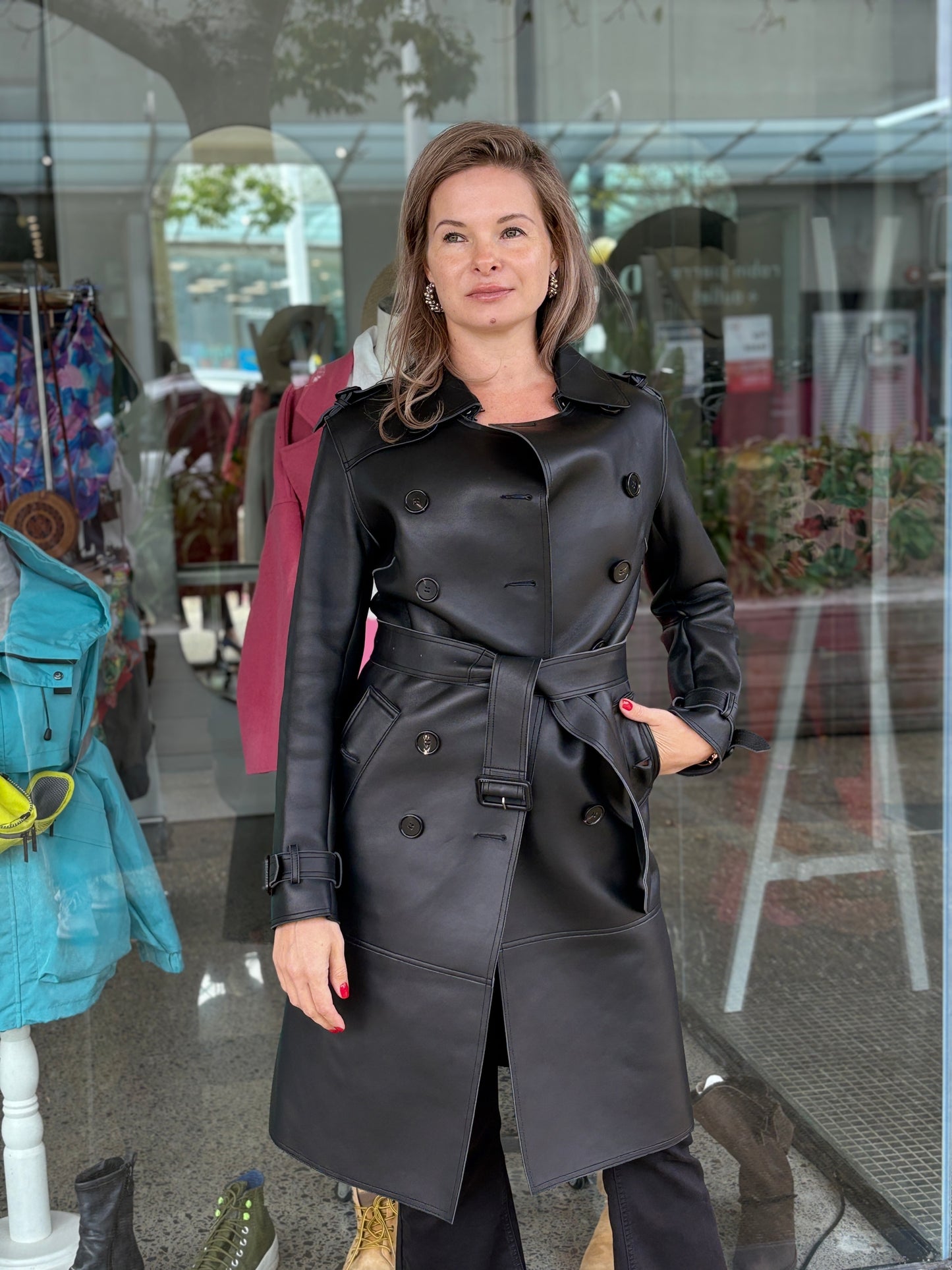 Leather Trench