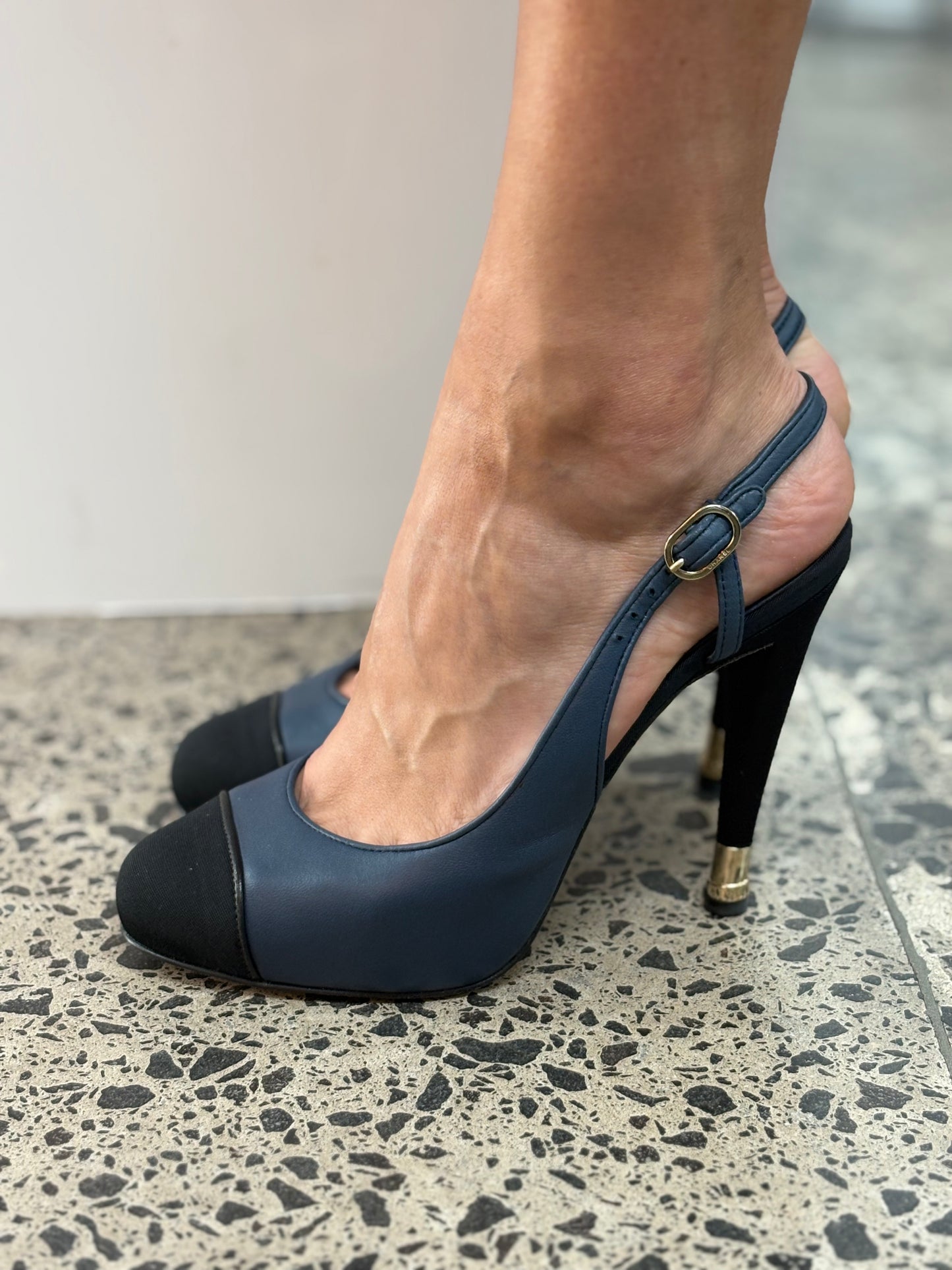 Chanel Slingback Heels