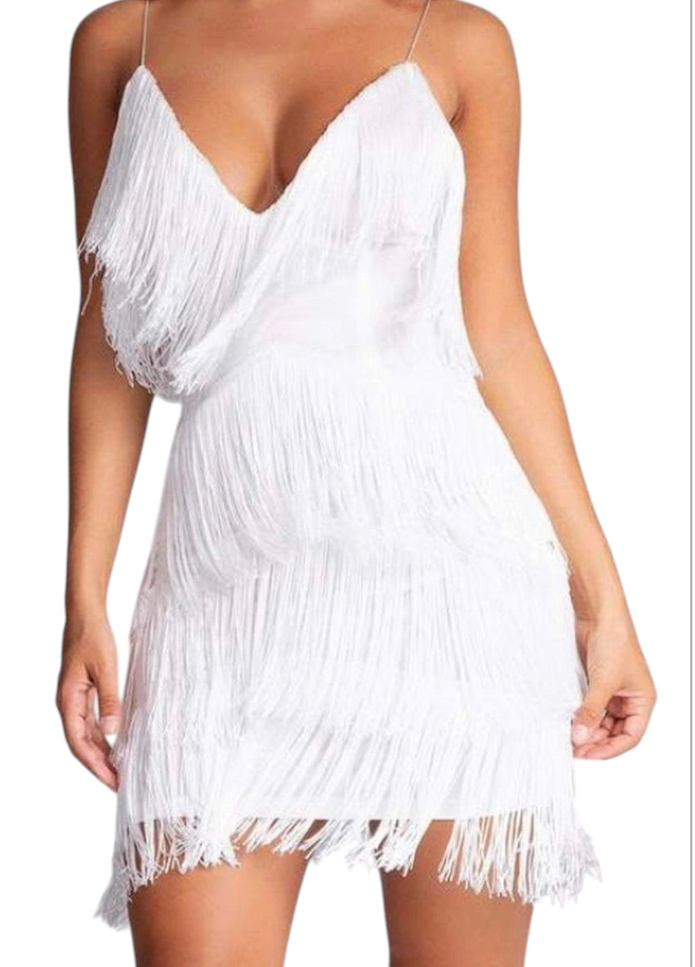 Meshki Fringe Dress NEW