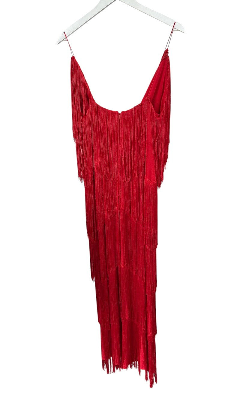 Meshki fringe playsuit