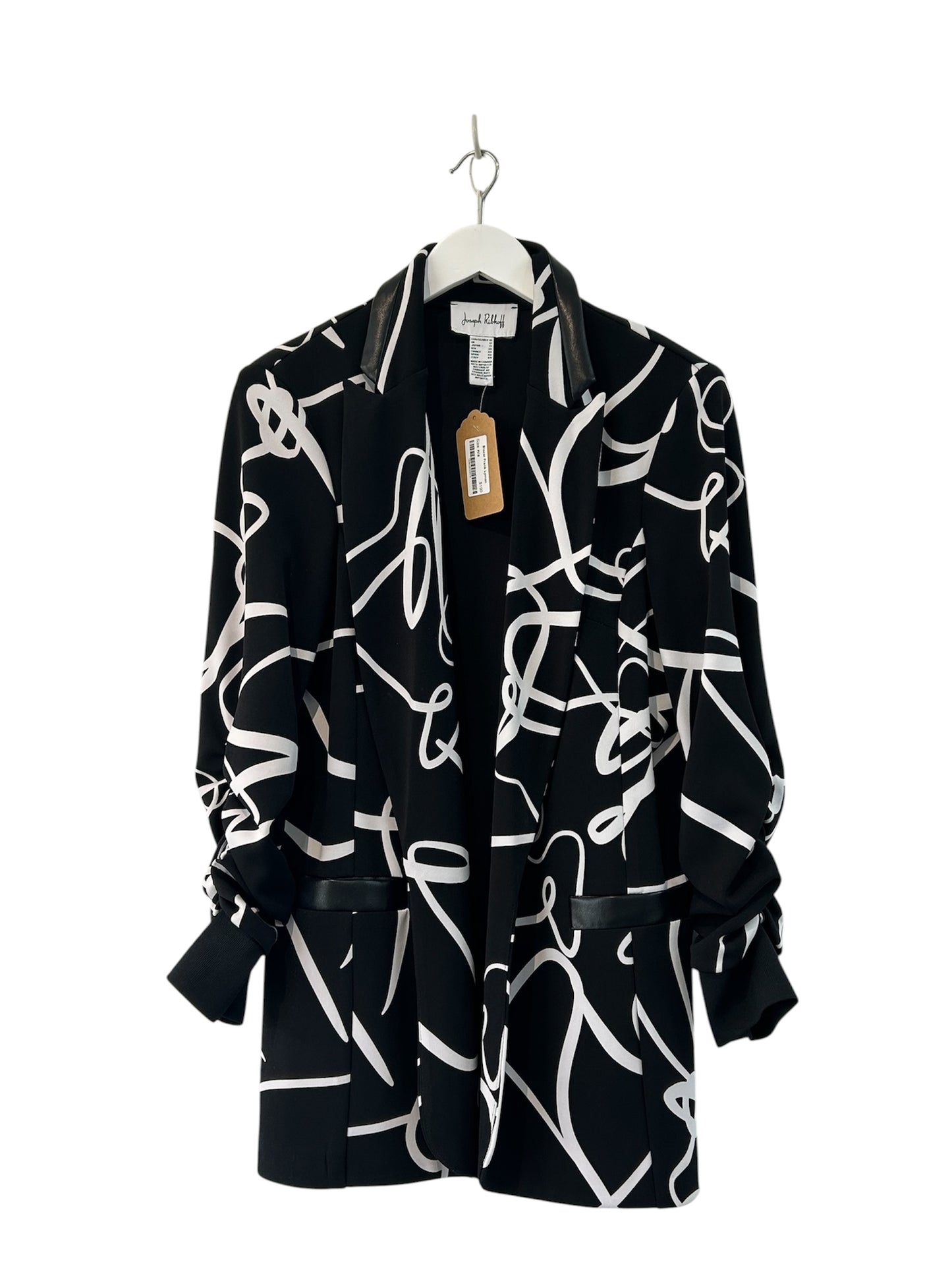 Joseph Ribkoff Ruched Sleeve Blazer