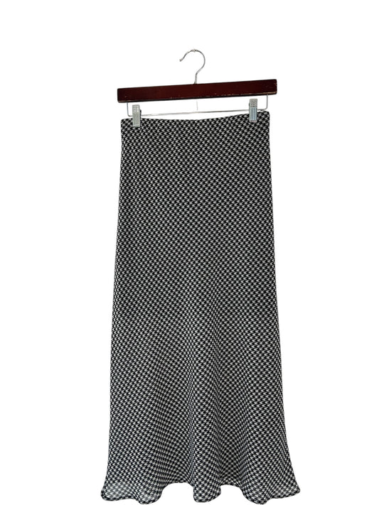 Moochi Houndstooth Print Skirt