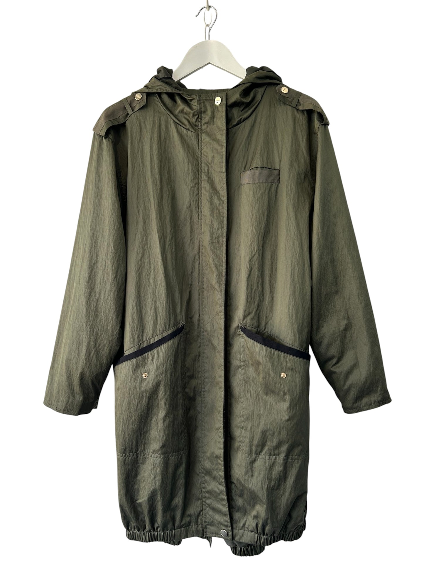 Mint Velvet Rain Green Jacket