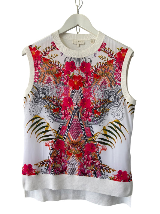Ted Baker Floral Print Sweater Vest