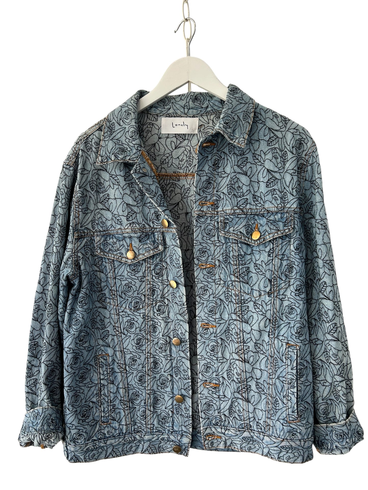 Lonely Denim Print Jacket