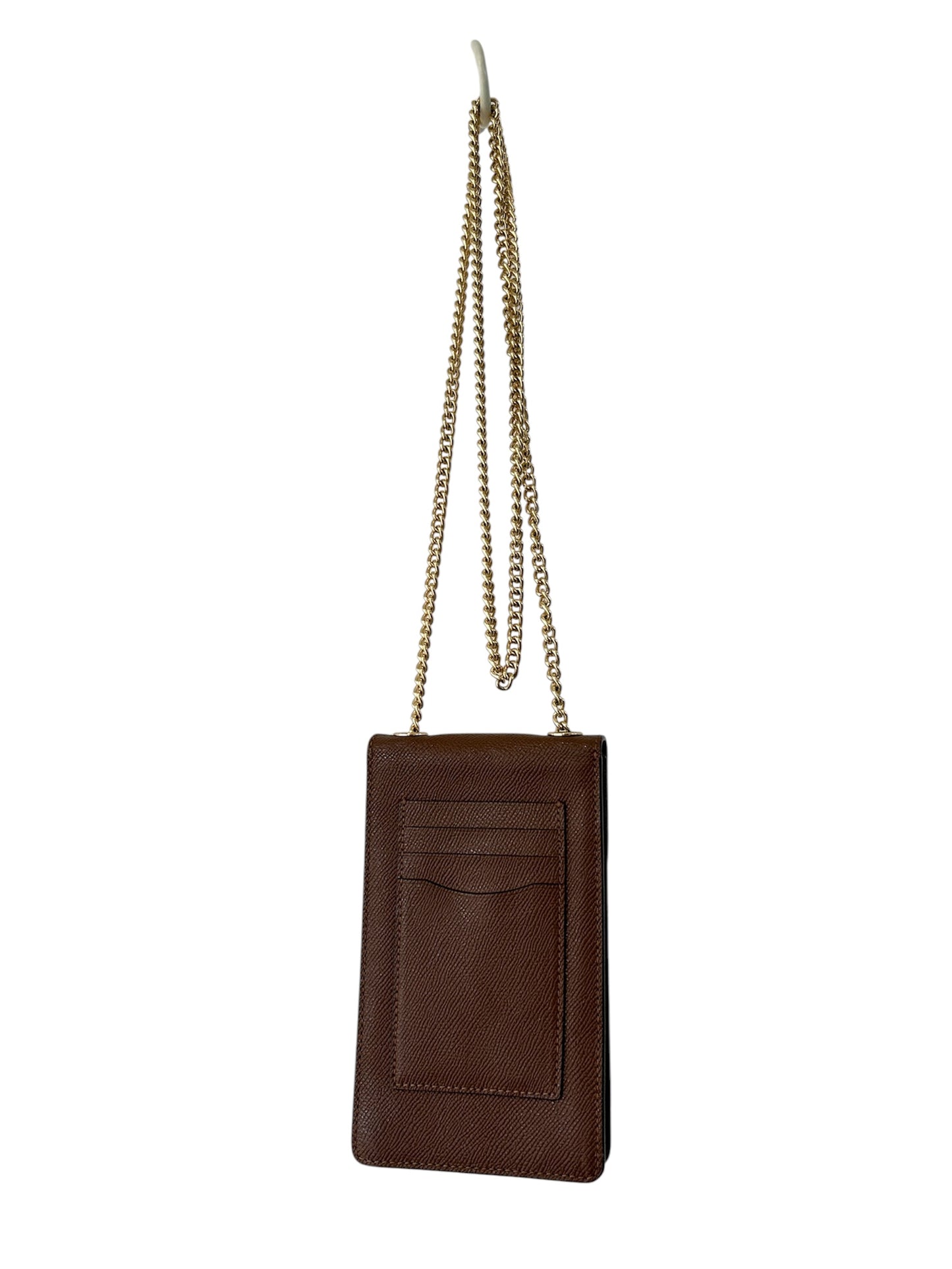 Brown Coach Phone Bag