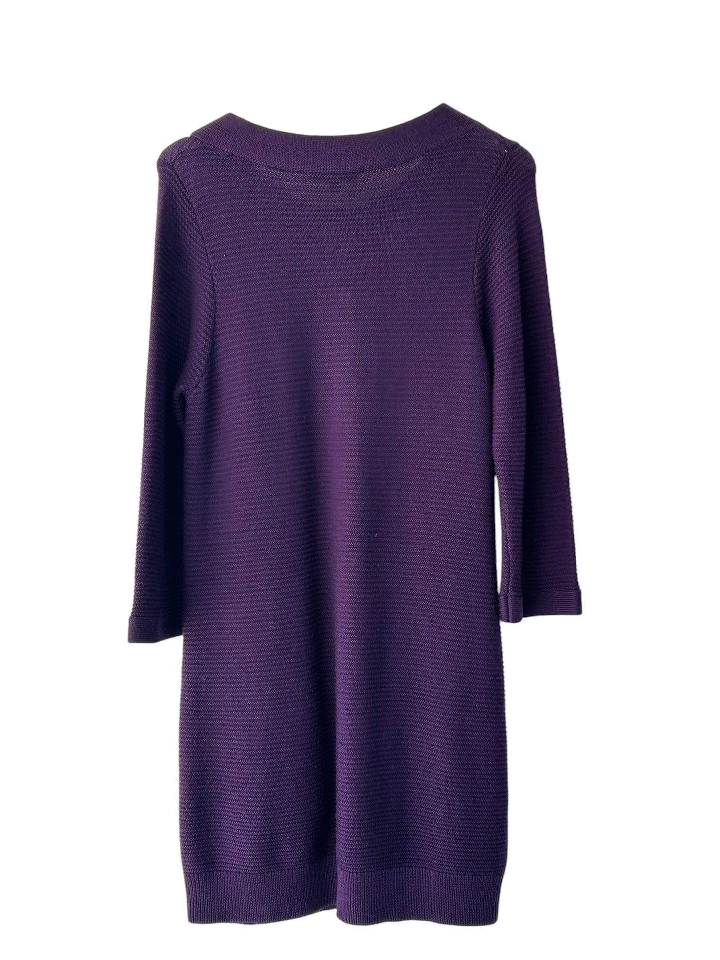 Purple Laura Ashley Knit Dress