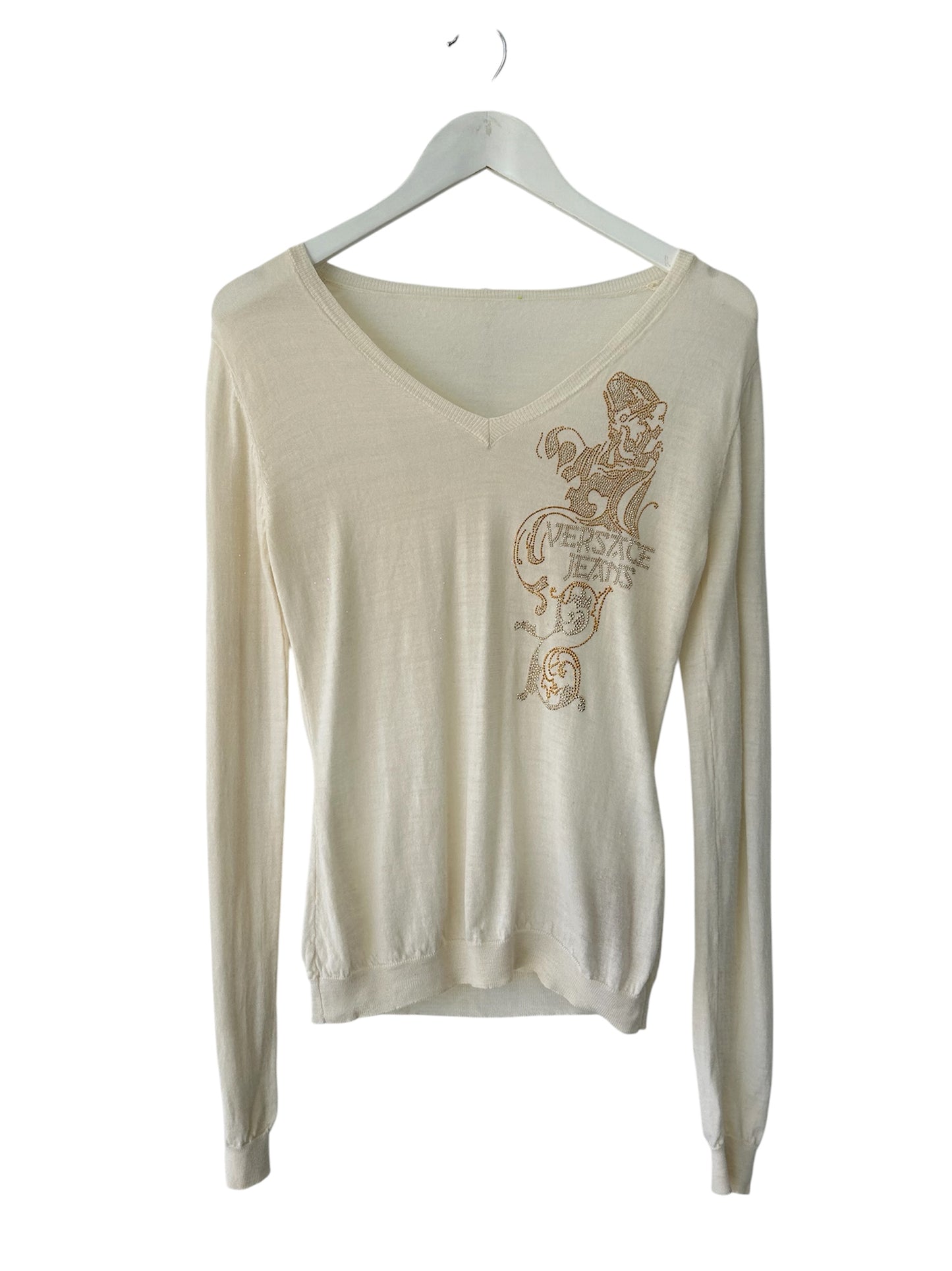 Cream Versace Knit