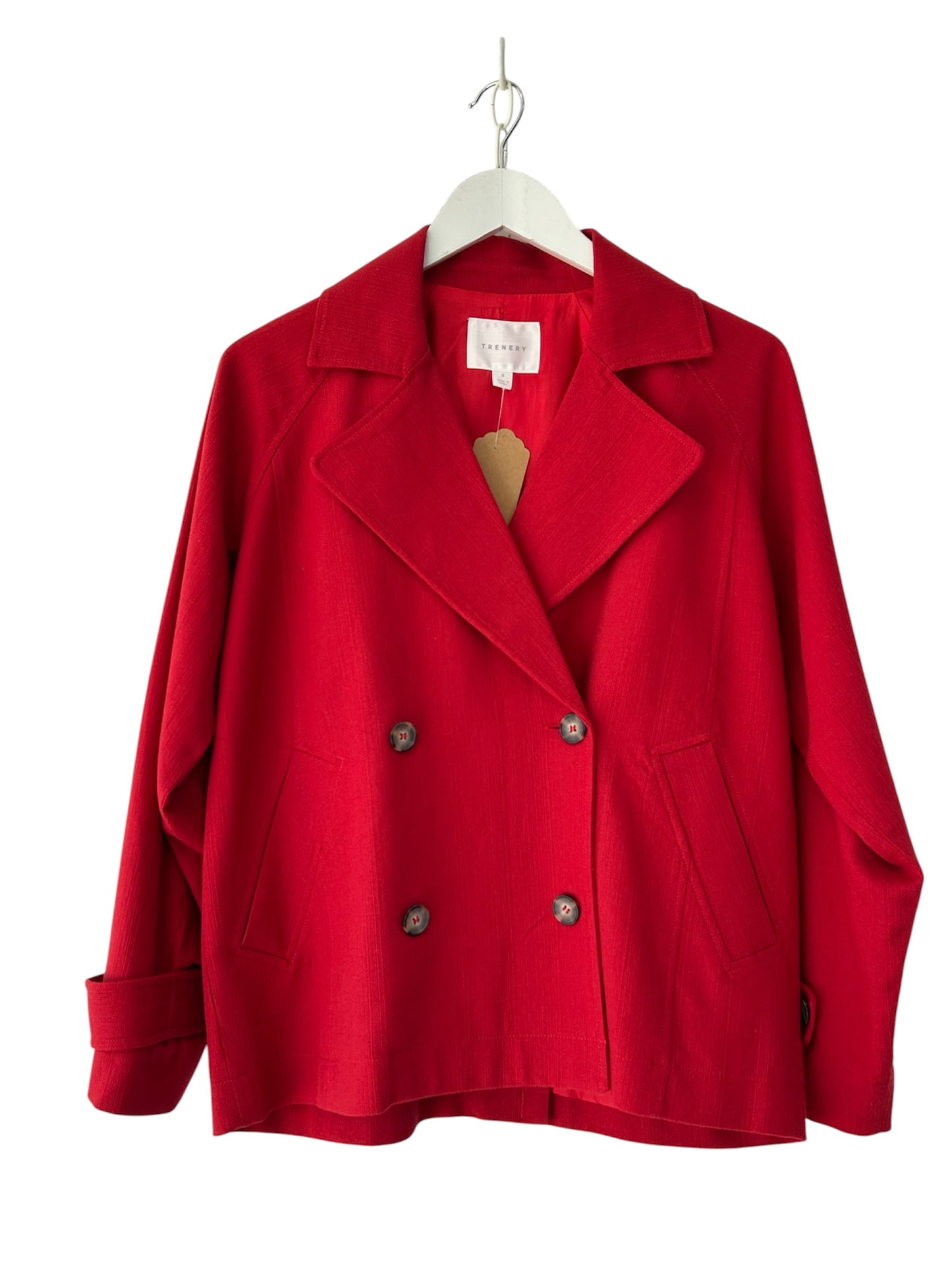 Red Trenery Jacket