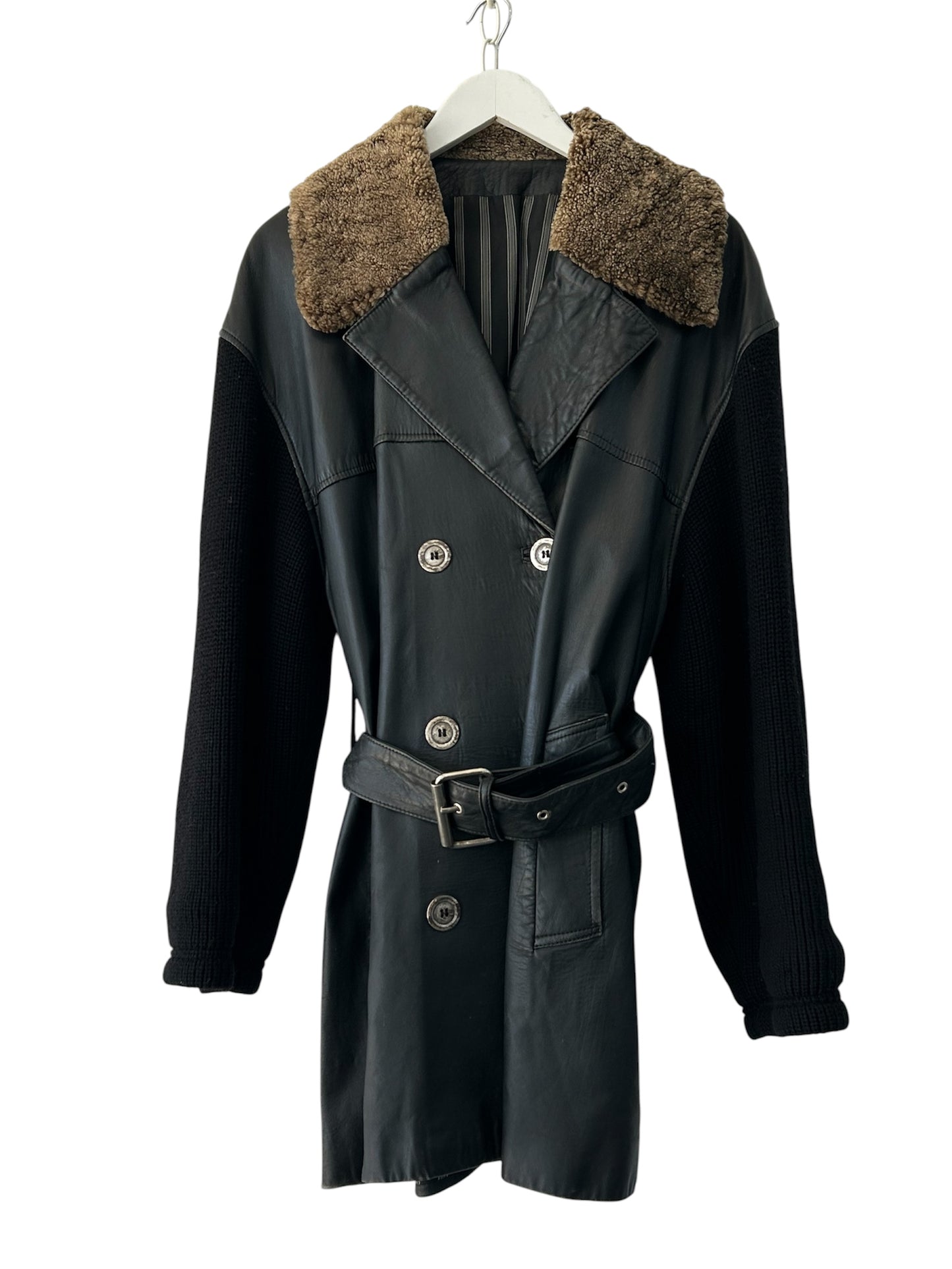 Wool and Leather Jacket