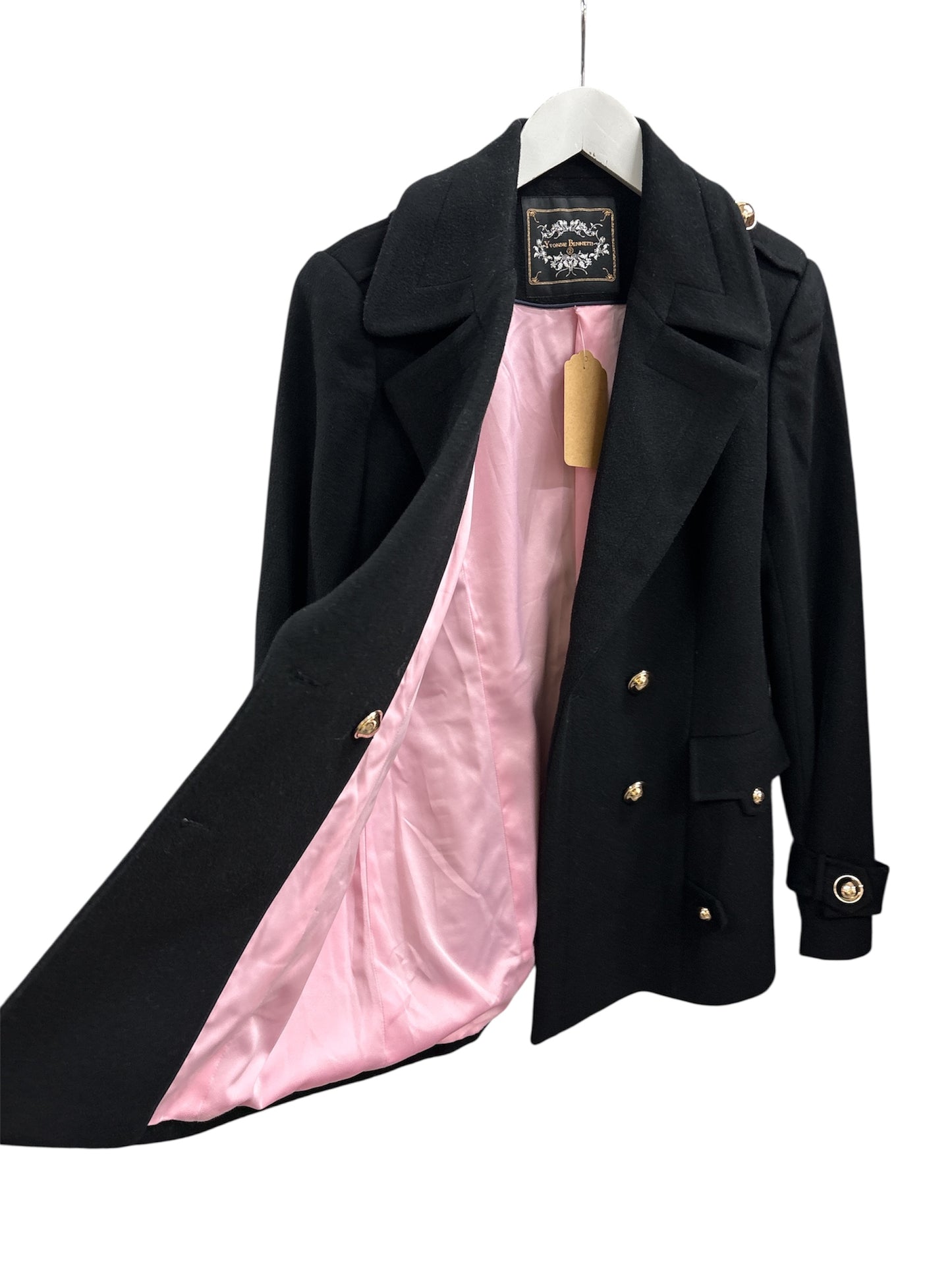 Yvanne Bennetti Double-Breasted Coat