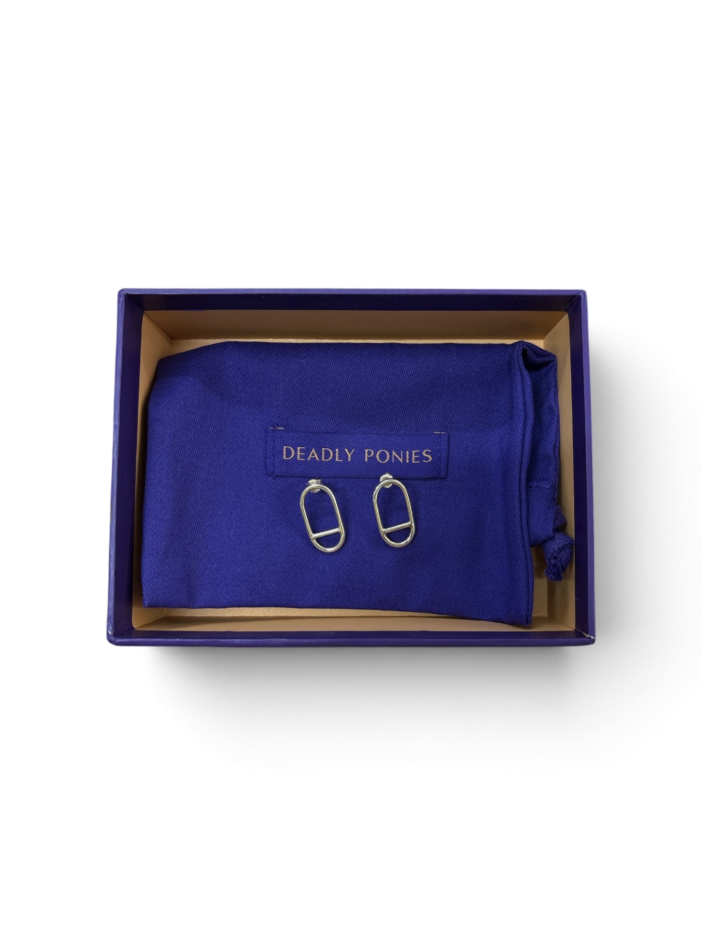 DEADLY PONIES Silver Earrings