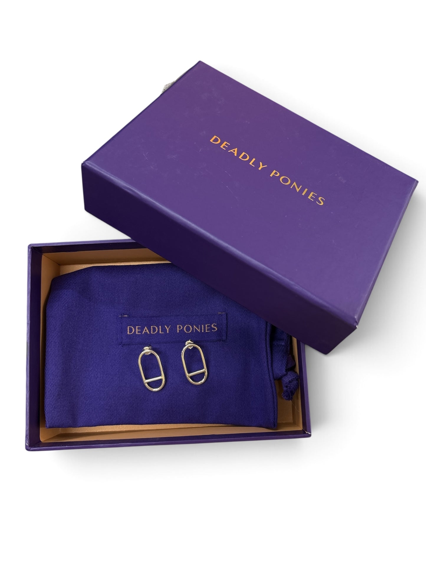 DEADLY PONIES Silver Earrings