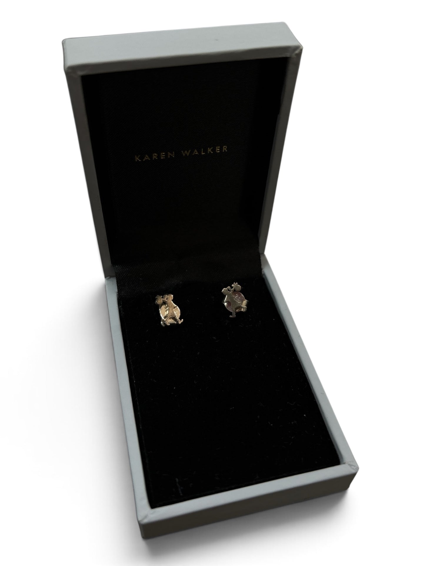 Karen Walker Silver Earrings