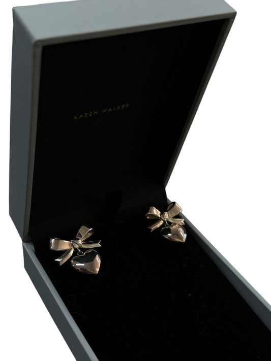 Karen Walker Silver Earrings