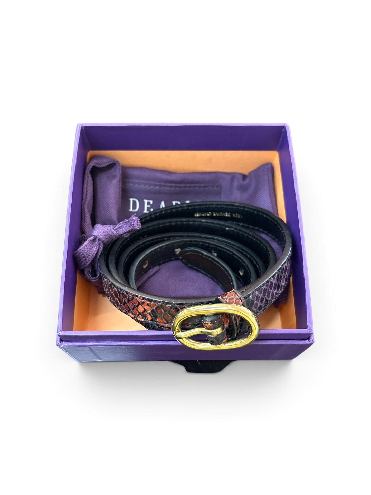 DEADLY PONIES Leather Belt
