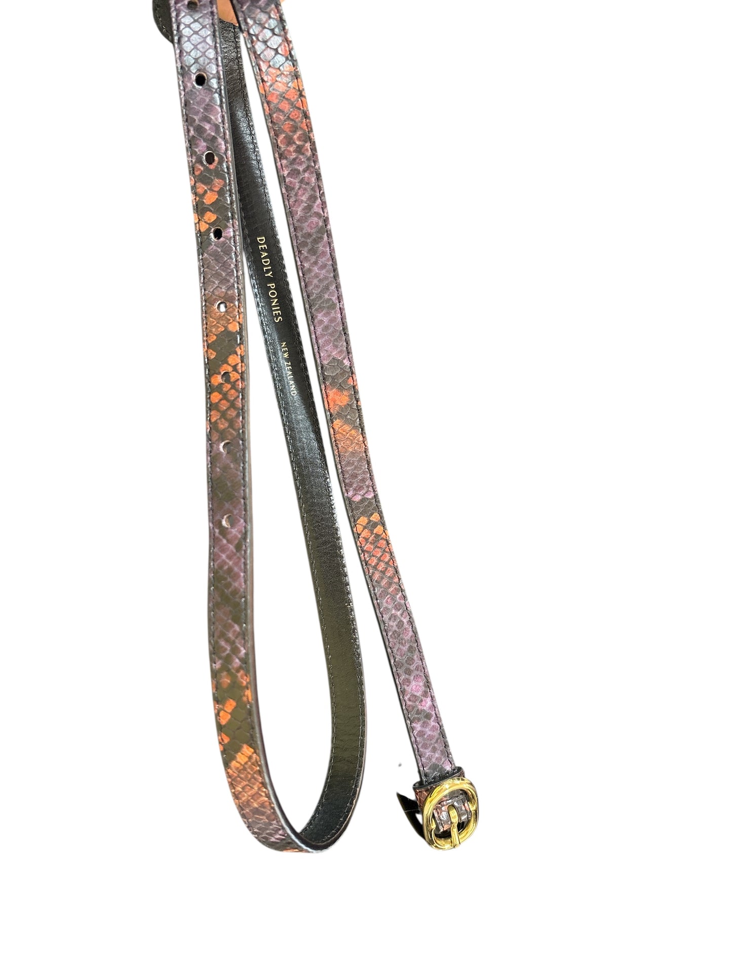 DEADLY PONIES Leather Belt