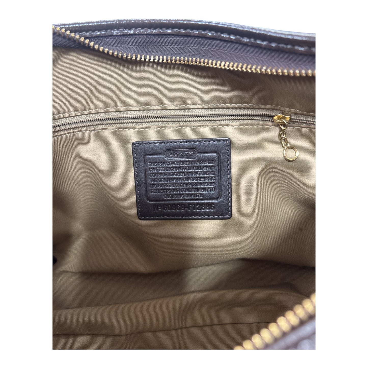 Coach Brown Shoulder Bag