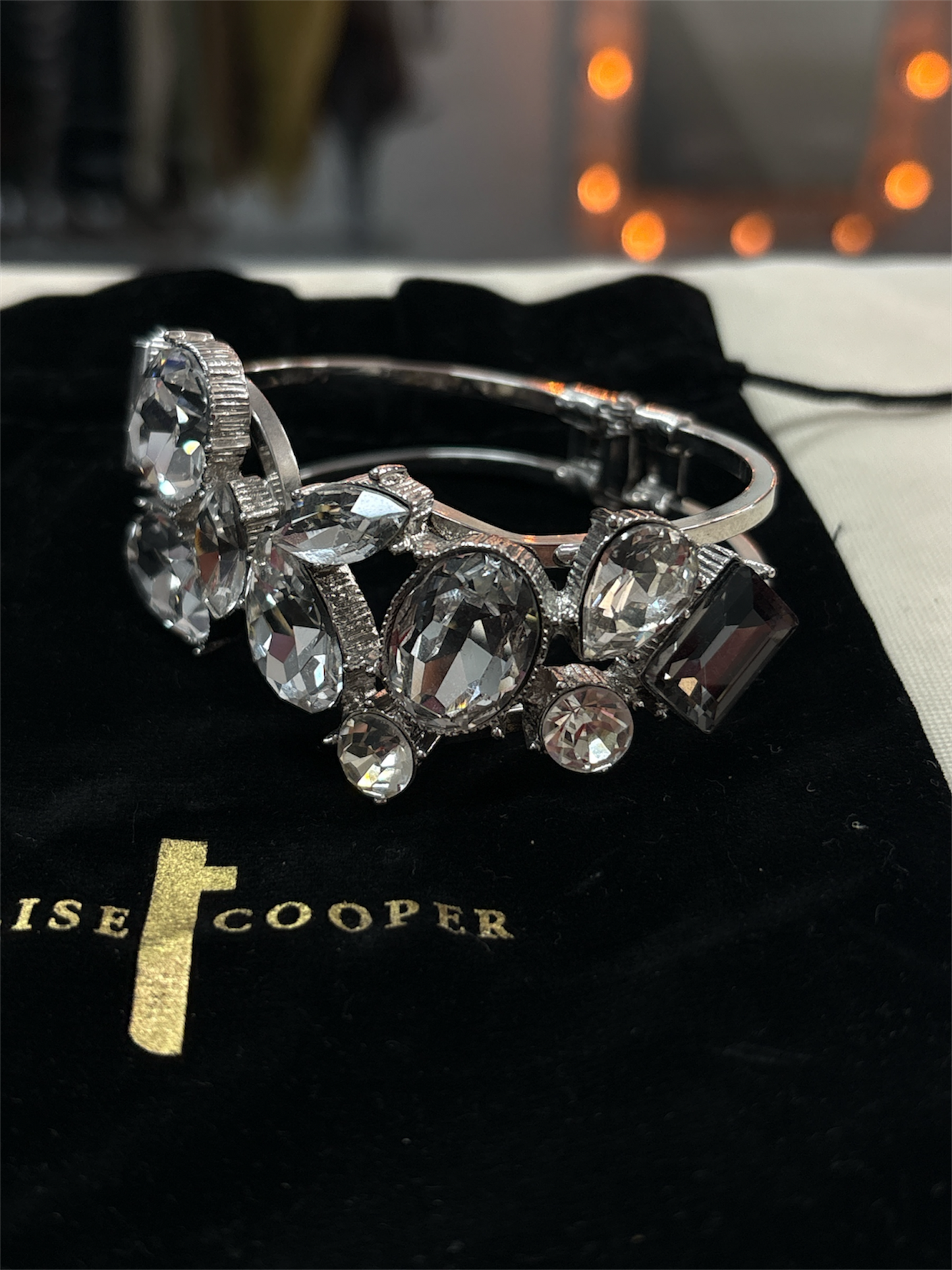 Trelise Cooper Silver Crystal Bangle