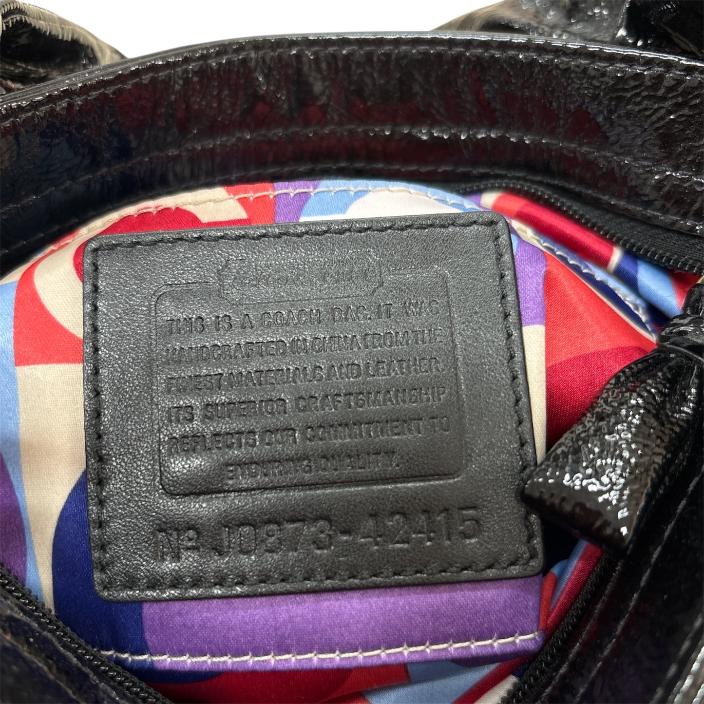 Coach Leather Shoulder Bag