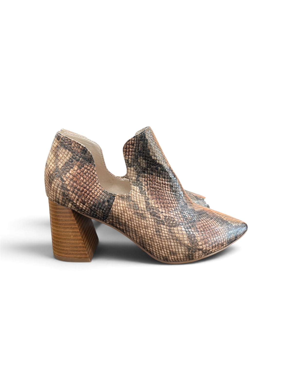 Snake Skin Booties