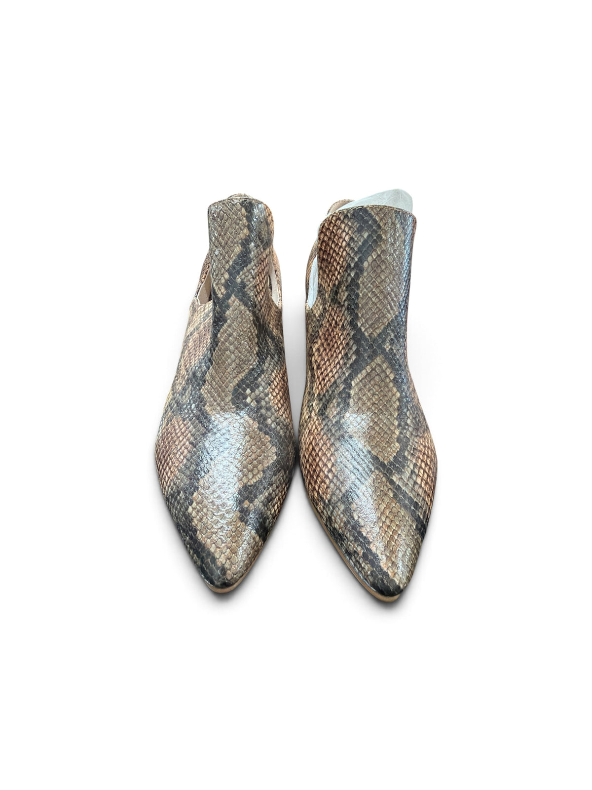Snake Skin Booties
