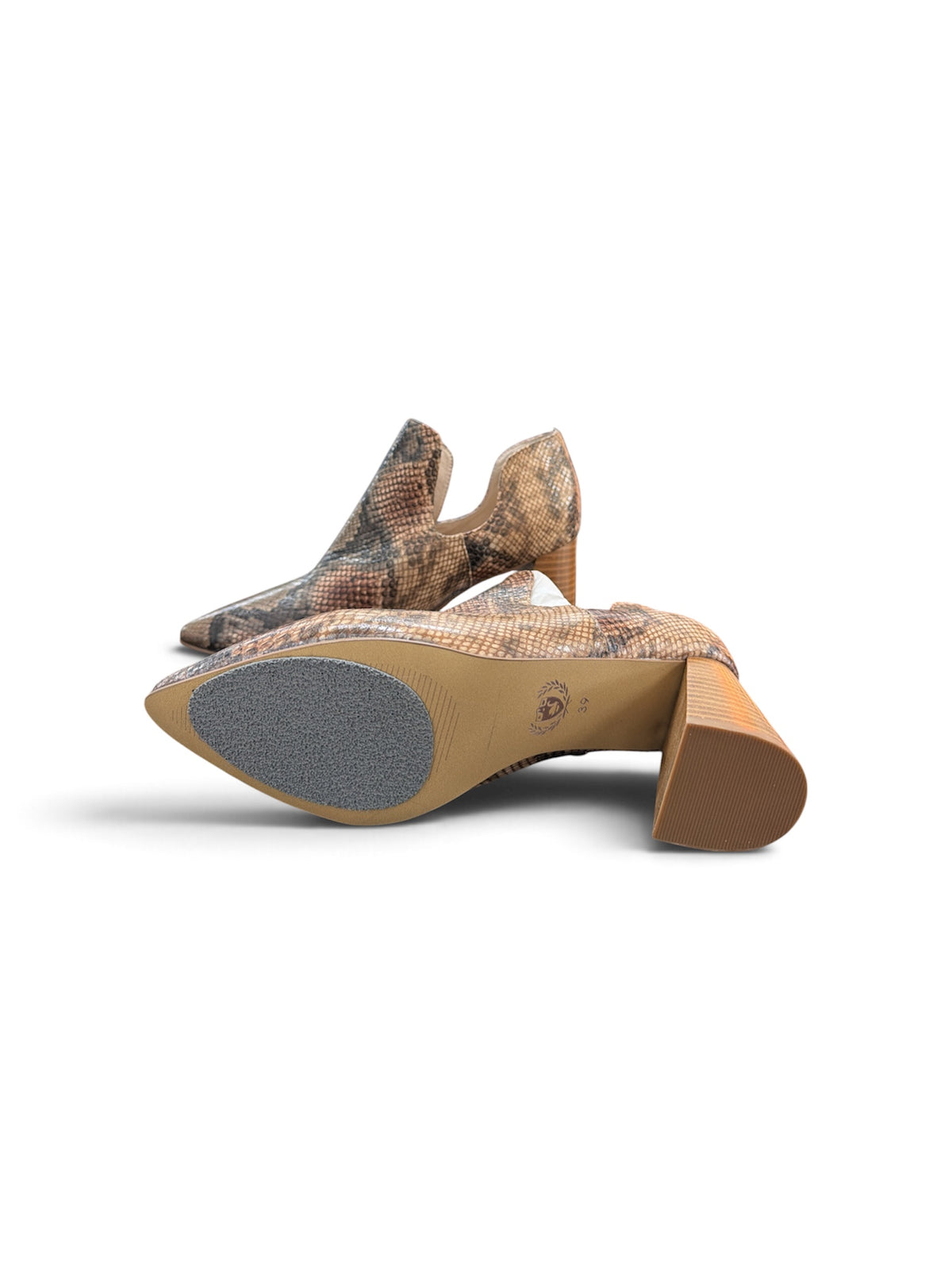 Snake Skin Booties